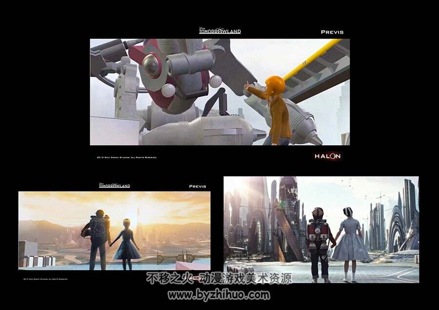 明日世界  影视科幻概念设定原画集下载
