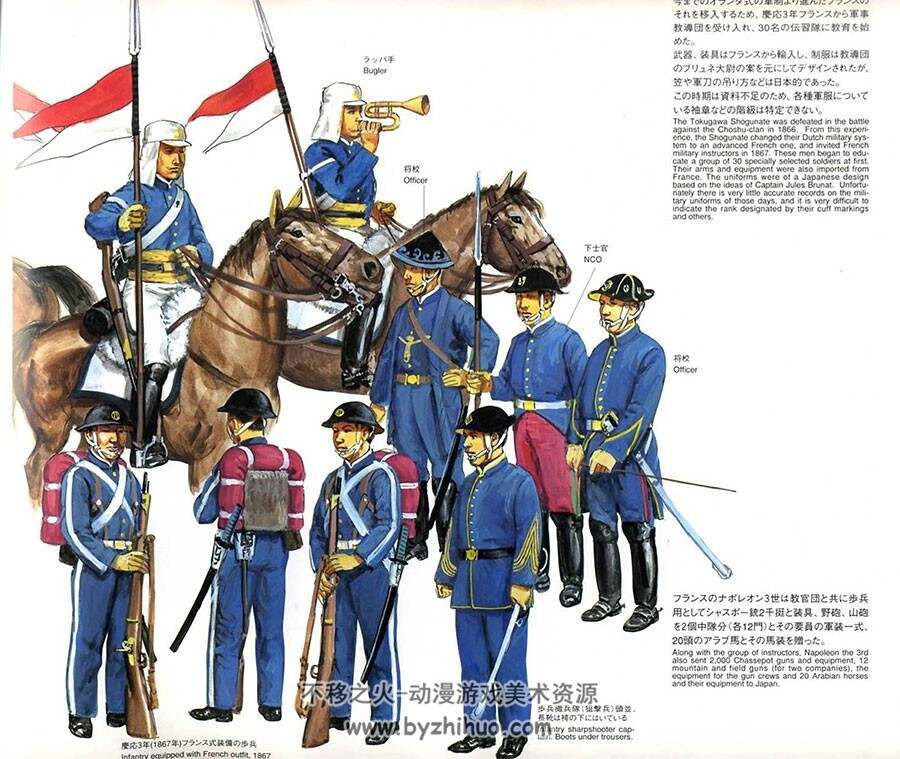 日本的军装 从幕末到日俄战争时期 资料素材图文解析下载
