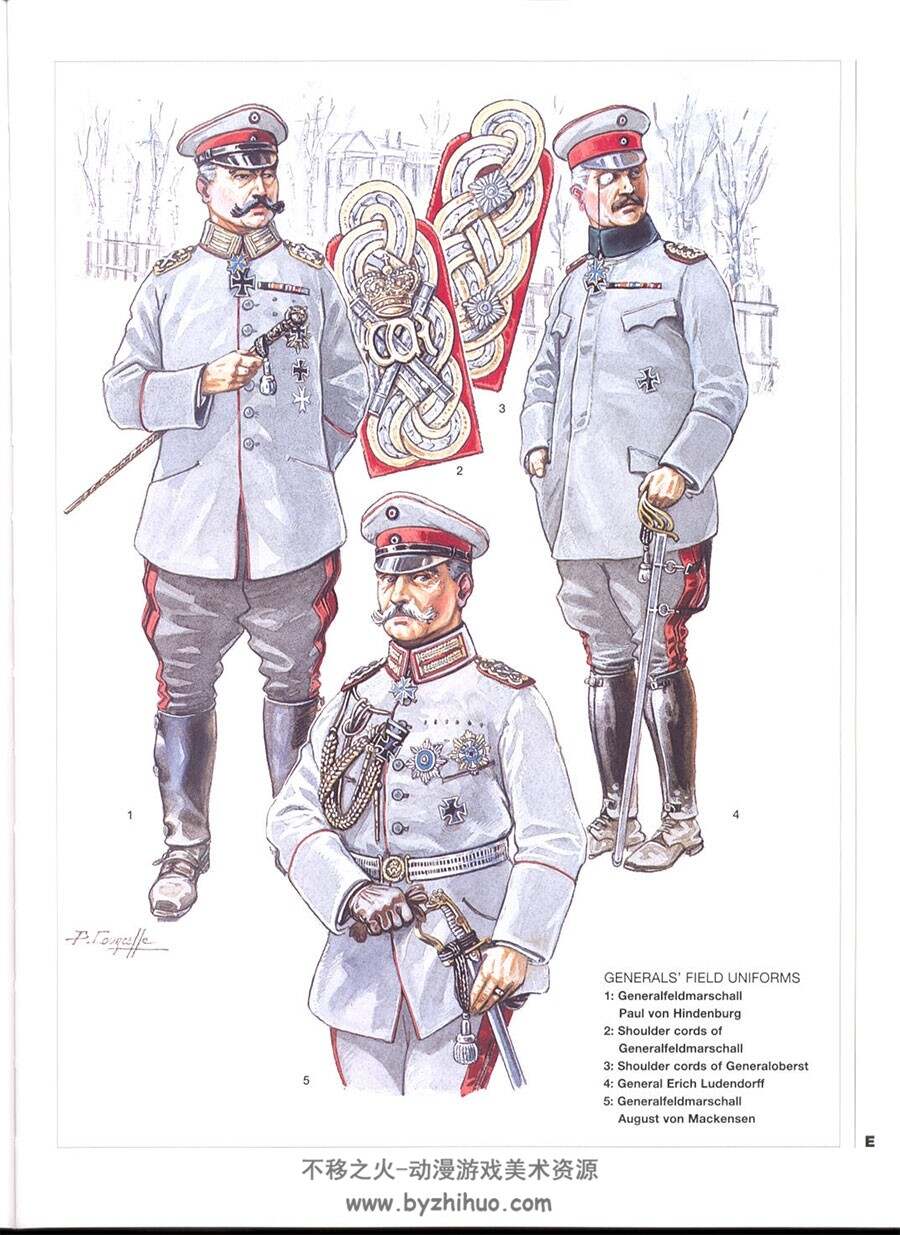 德国皇帝的军阀 一战德国指挥官 资料素材图文解析下载