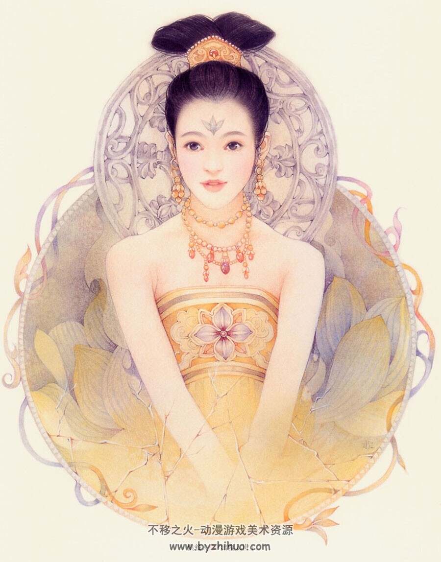 敦煌藏奇供养人 德珍东方古风插画作品集附甄嬛传小说封面