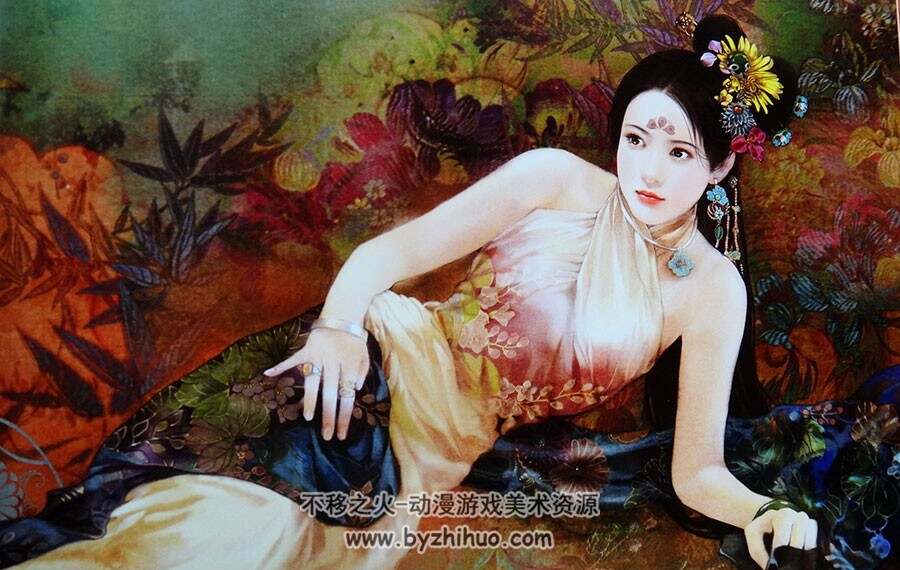 衣香鬓影 德珍奢华东方古风女子插画作品画册
