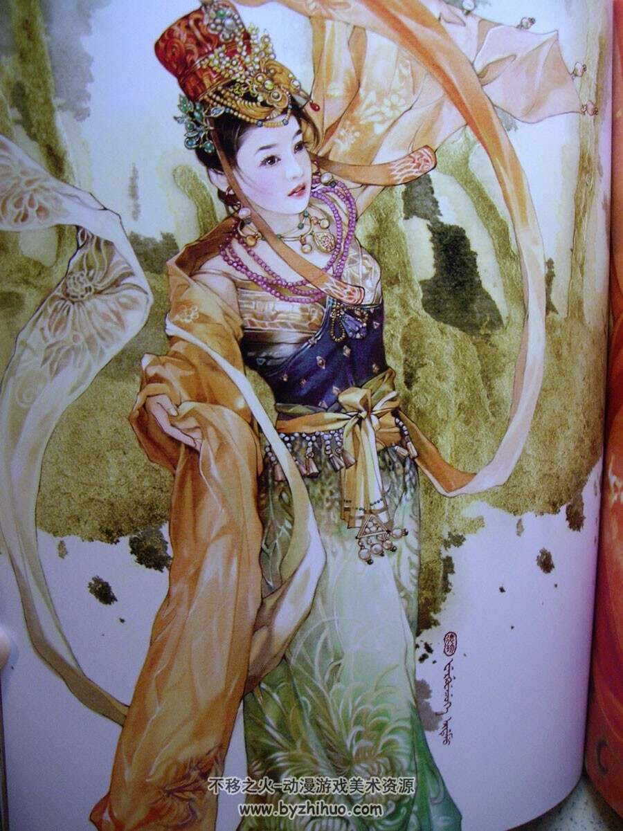 衣香鬓影 德珍奢华东方古风女子插画作品画册