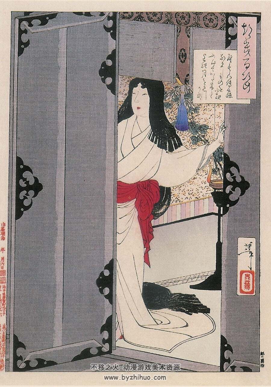 月百姿 月冈芳年 日本浮世绘月下主题的绘作品高清图文赏析