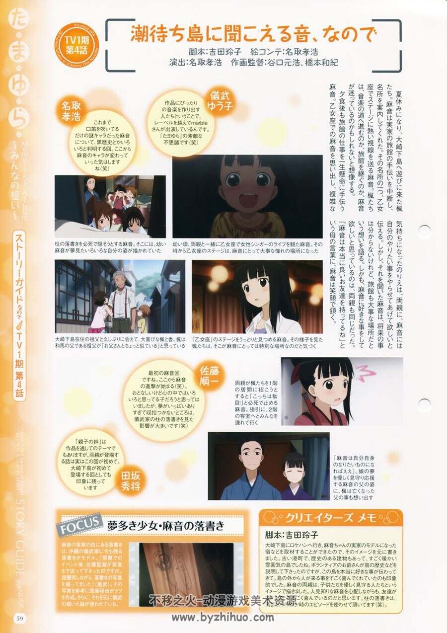 玉响 第二季 OVA动画设定资料原画集 附壁纸百度云网盘下载