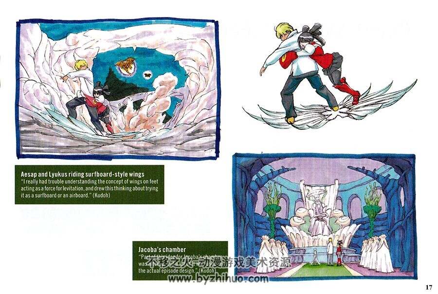 圣光之翼 OVAリーンの翼 动画设定资料原画画集 4册合集 动漫图片下载