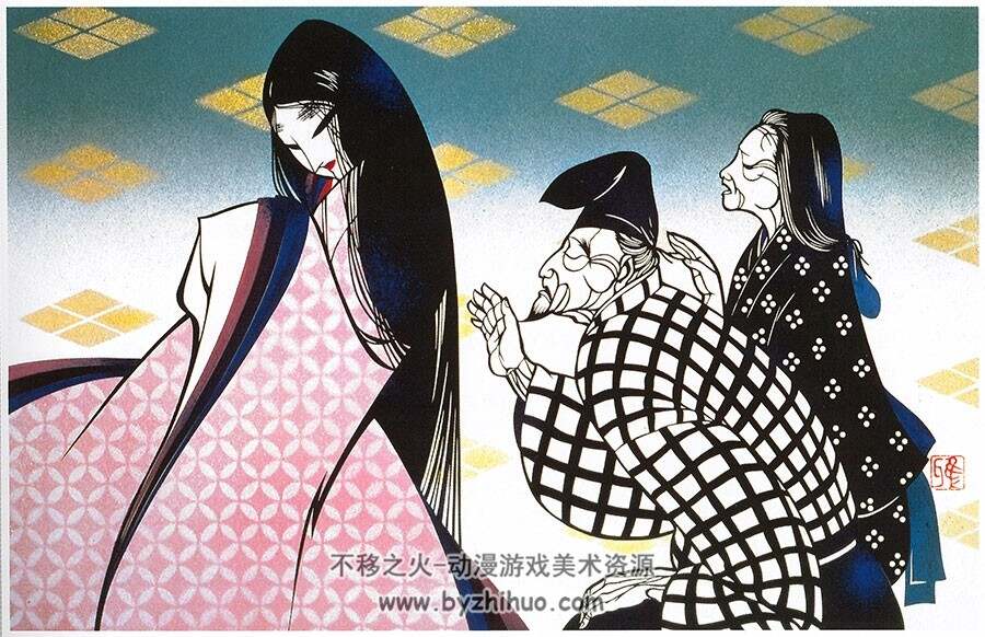 竹取物语 宫田雅之 刀势画插画集度盘下载