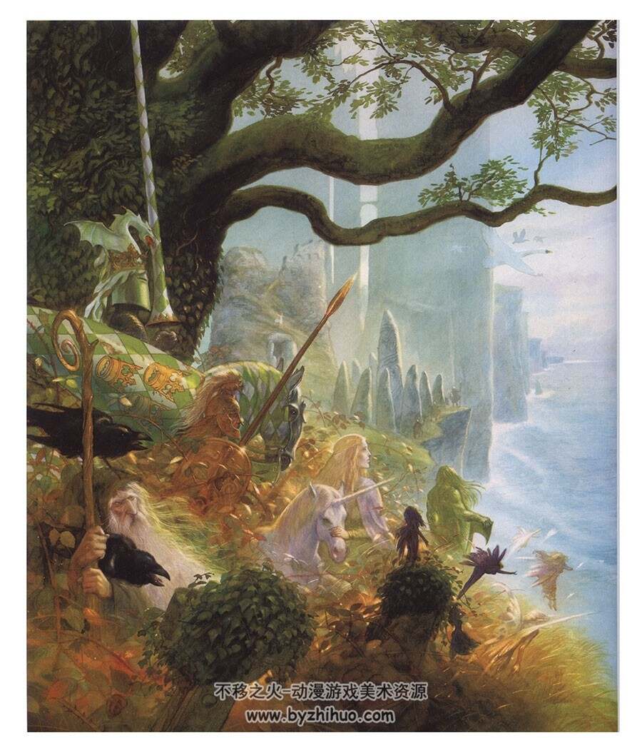约翰·豪 奇幻艺术工作室 John Howe 幻想插画大师原画集下载