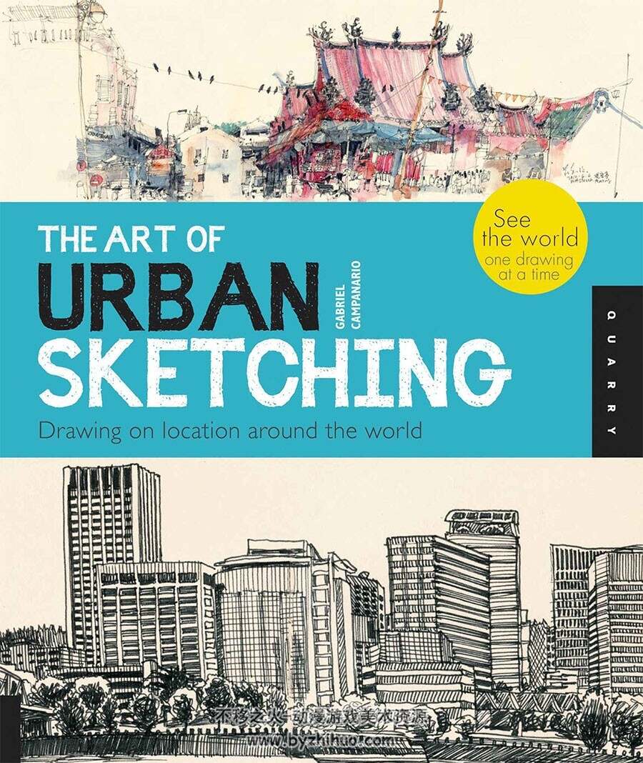 郊外速写的艺术 The Art of Urban Sketching 室外风景建筑速写绘画作品赏析下载
