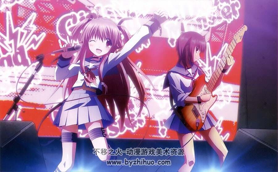 Angel Beats!エンジェルビーツ 官方动画原画集 高清壁纸图片下载