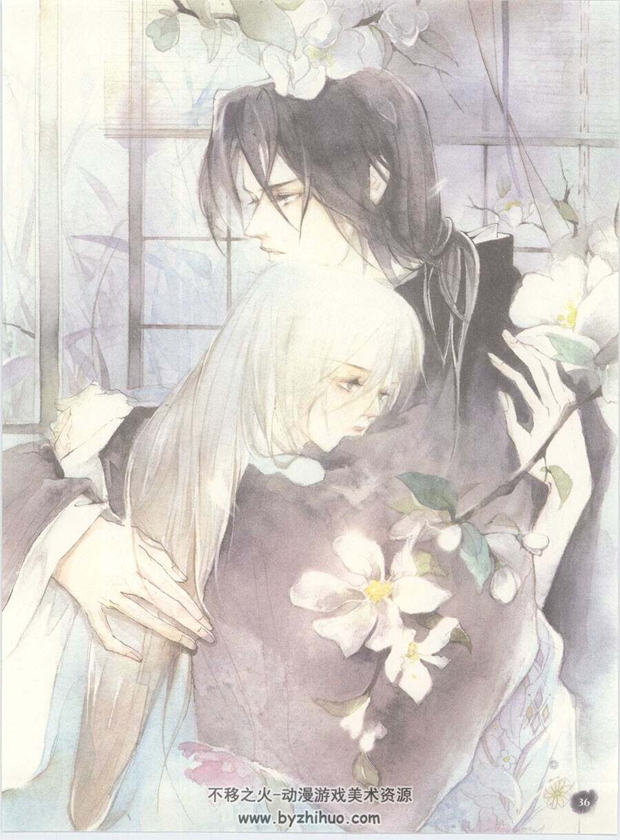 神之右手 ENO何何舞 清新唯美手绘水彩小说插画集 动漫图片下载