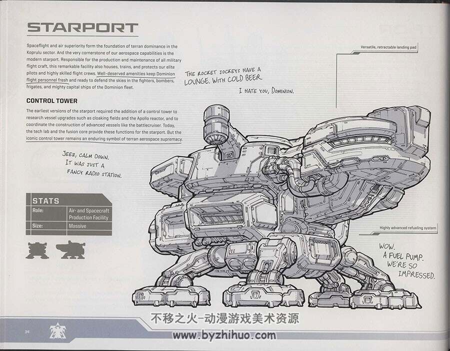星际争霸战地手册StarCraft Field Manual 机械怪物设定资料原画集 百度网盘下载
