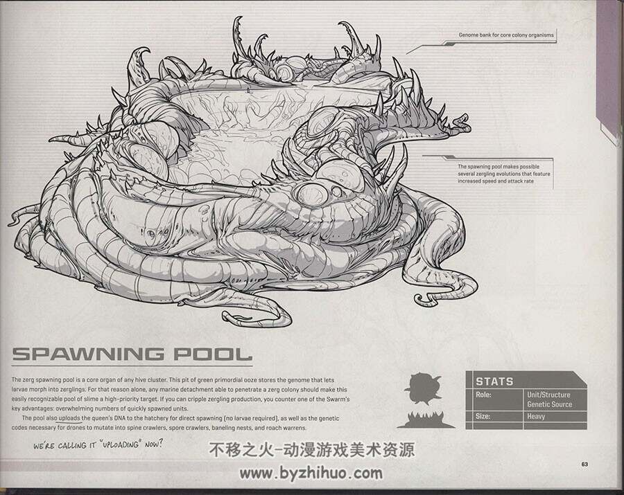 星际争霸战地手册StarCraft Field Manual 机械怪物设定资料原画集 百度网盘下载