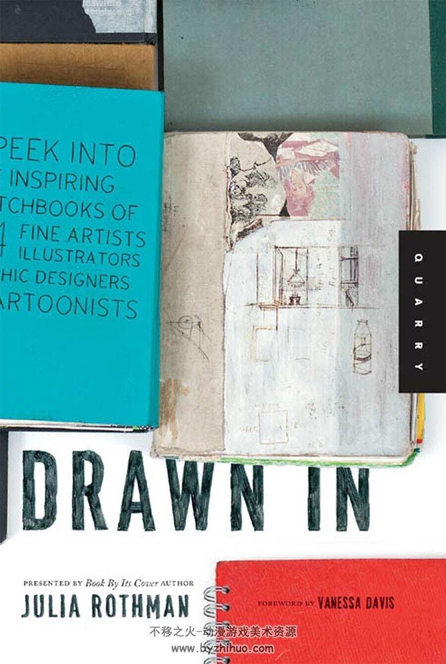 Drawn In 艺术家Julia Rothman 全彩速写本 绘画随笔灵感素材参考