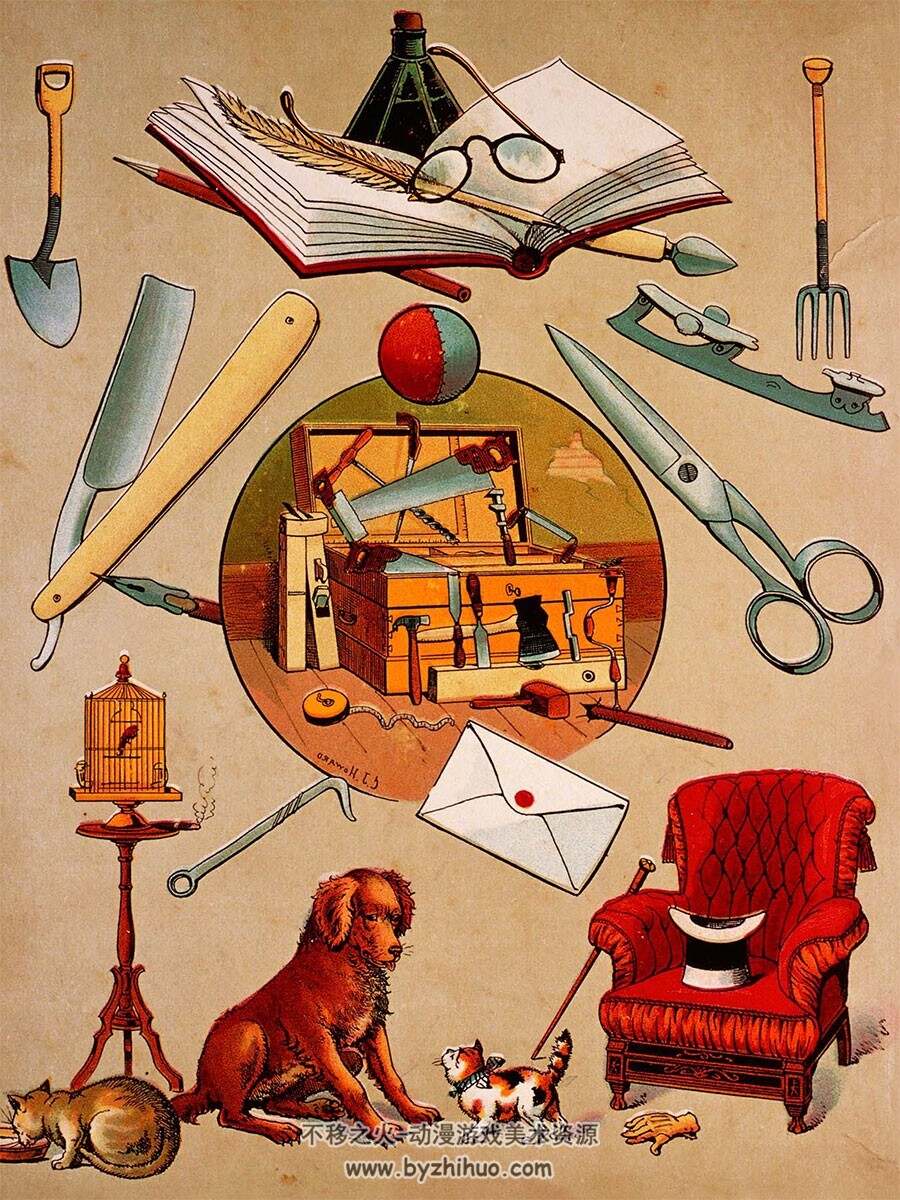 老童话书插画Once Upon a Time Illustrations from Fairytales 图文欣赏画集 PDF下载
