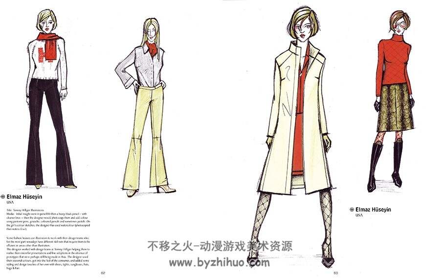 时尚服装设计 Fashion Illustration 时装设计手绘作品画集资源 PDF下载