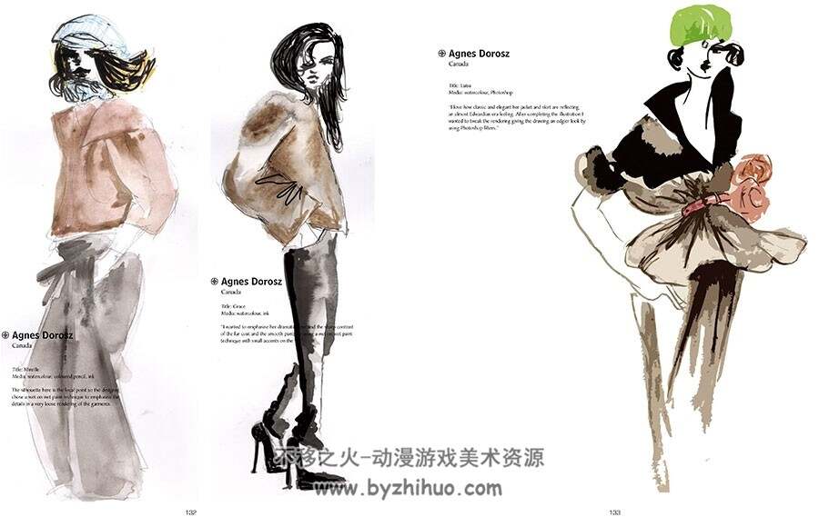 时尚服装设计 Fashion Illustration 时装设计手绘作品画集资源 PDF下载