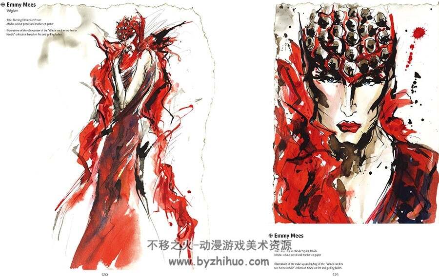 时尚服装设计 Fashion Illustration 时装设计手绘作品画集资源 PDF下载