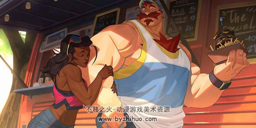 Nesskain hks 美国画师笔下硬核情侣的温馨日常图片分享 24P