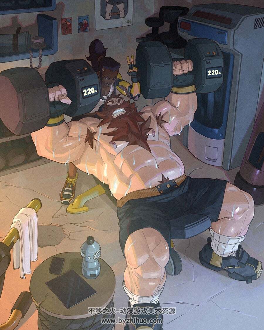Nesskain hks 美国画师笔下硬核情侣的温馨日常图片分享 24P