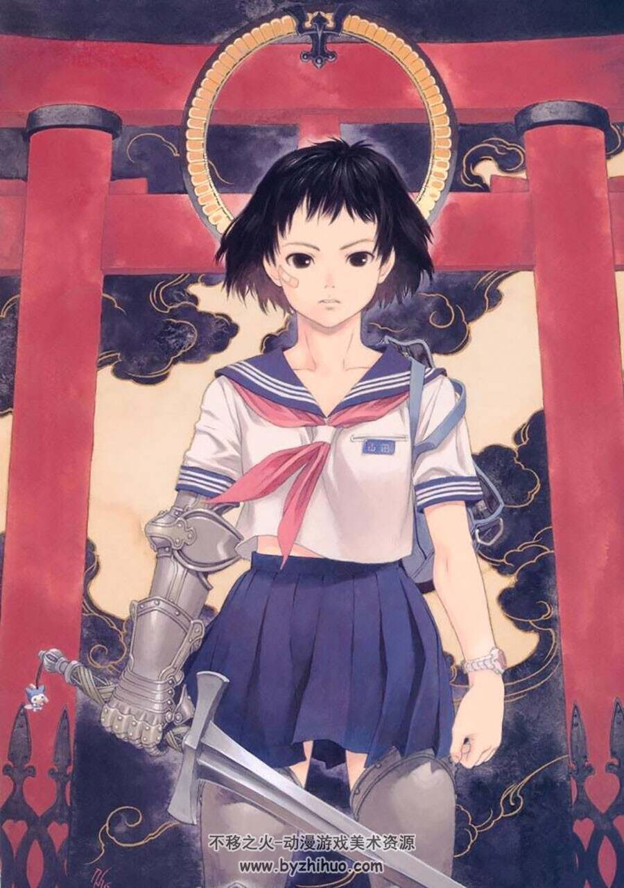 龙骨 红琥珀 田中久仁彦 人物设定原画插画画集