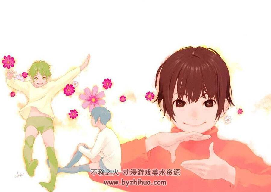 龙骨 红琥珀 田中久仁彦 人物设定原画插画画集