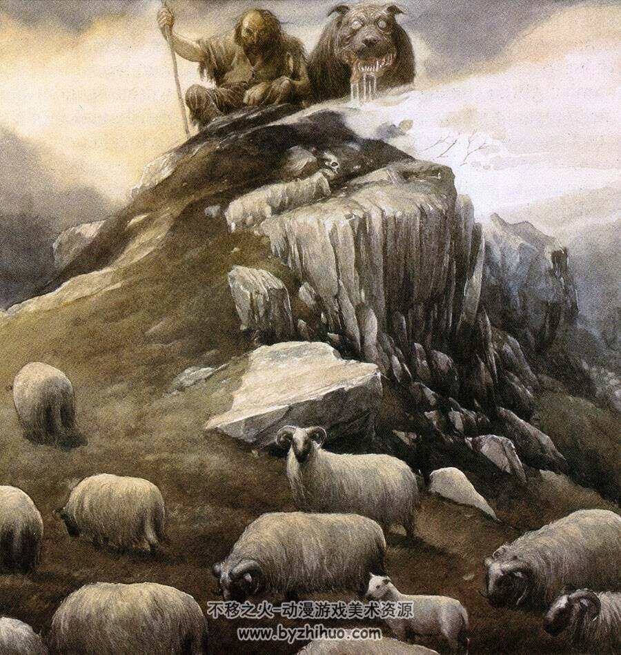 The Mabinogion 插画艺术家Alan Lee 个人幻想插画作品画集下载