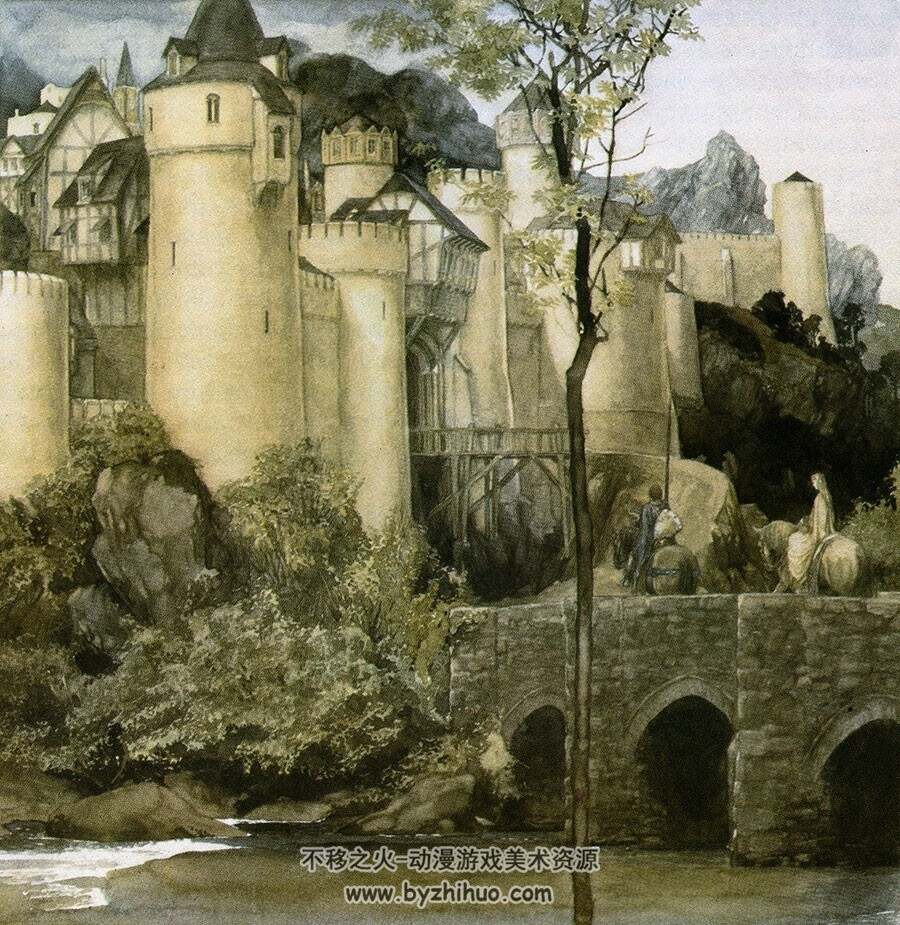 The Mabinogion 插画艺术家Alan Lee 个人幻想插画作品画集下载