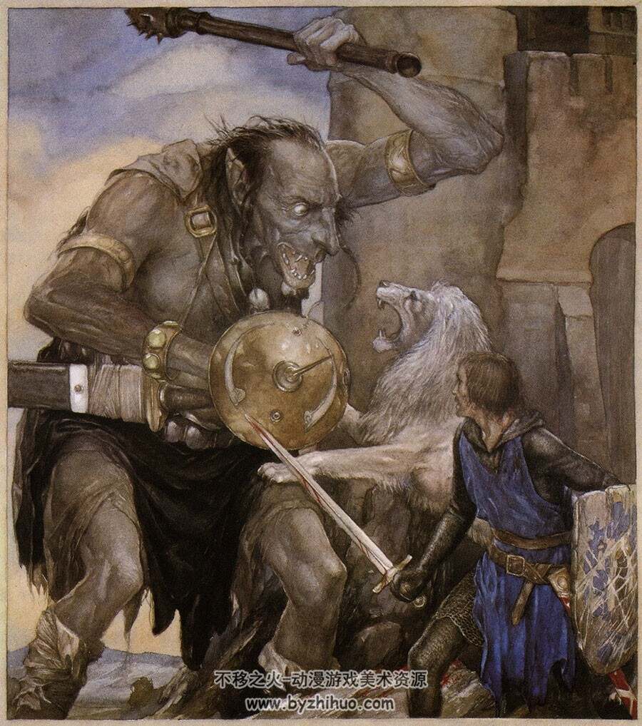 The Mabinogion 插画艺术家Alan Lee 个人幻想插画作品画集下载