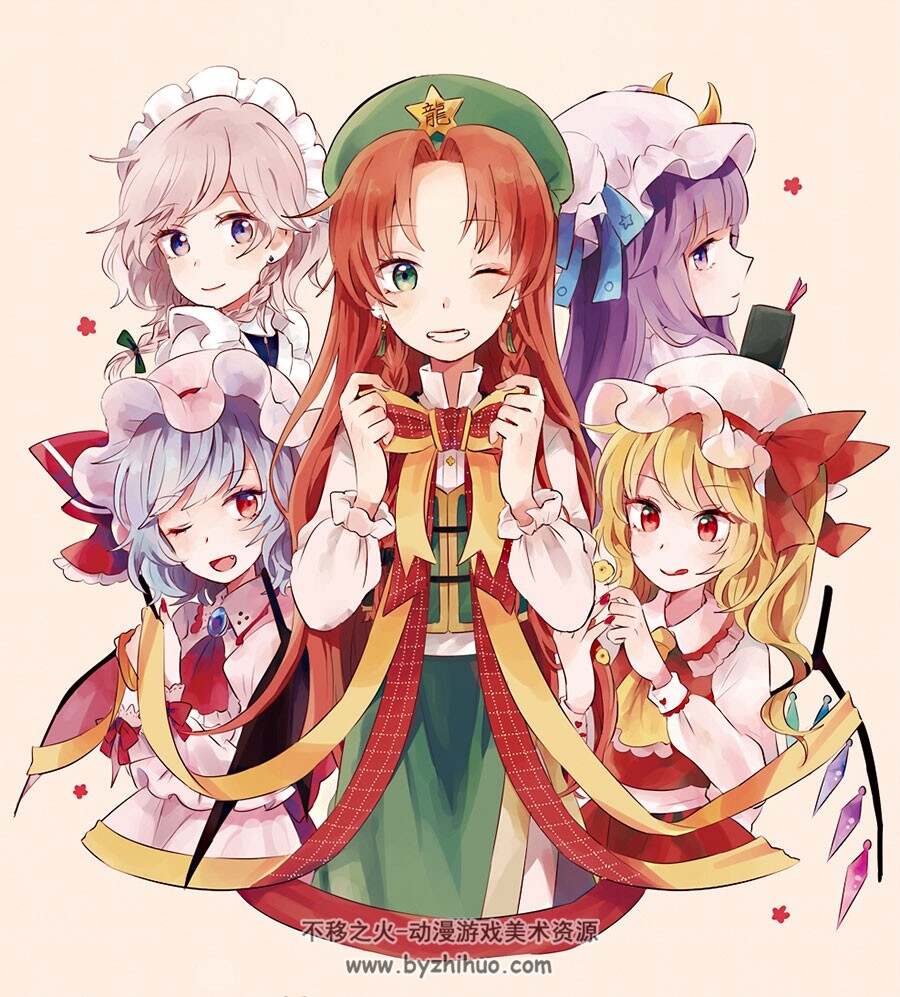 波打ち際 可爱清纯少女插画图片分享下载 133P
