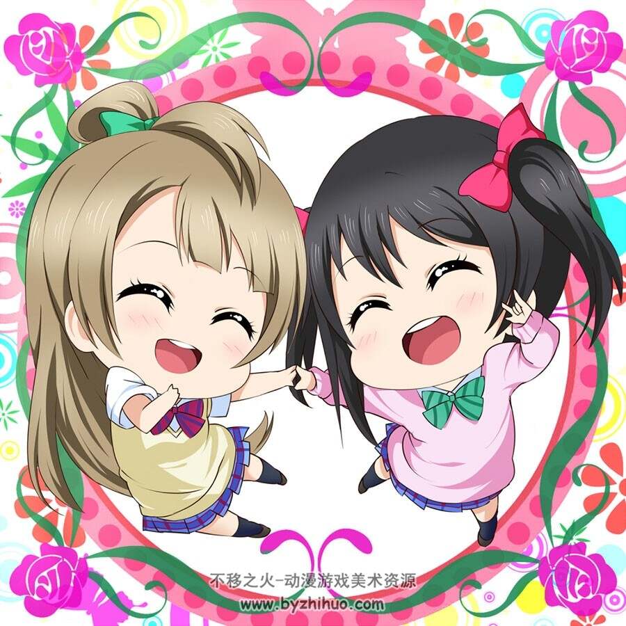 波打ち際 可爱清纯少女插画图片分享下载 133P