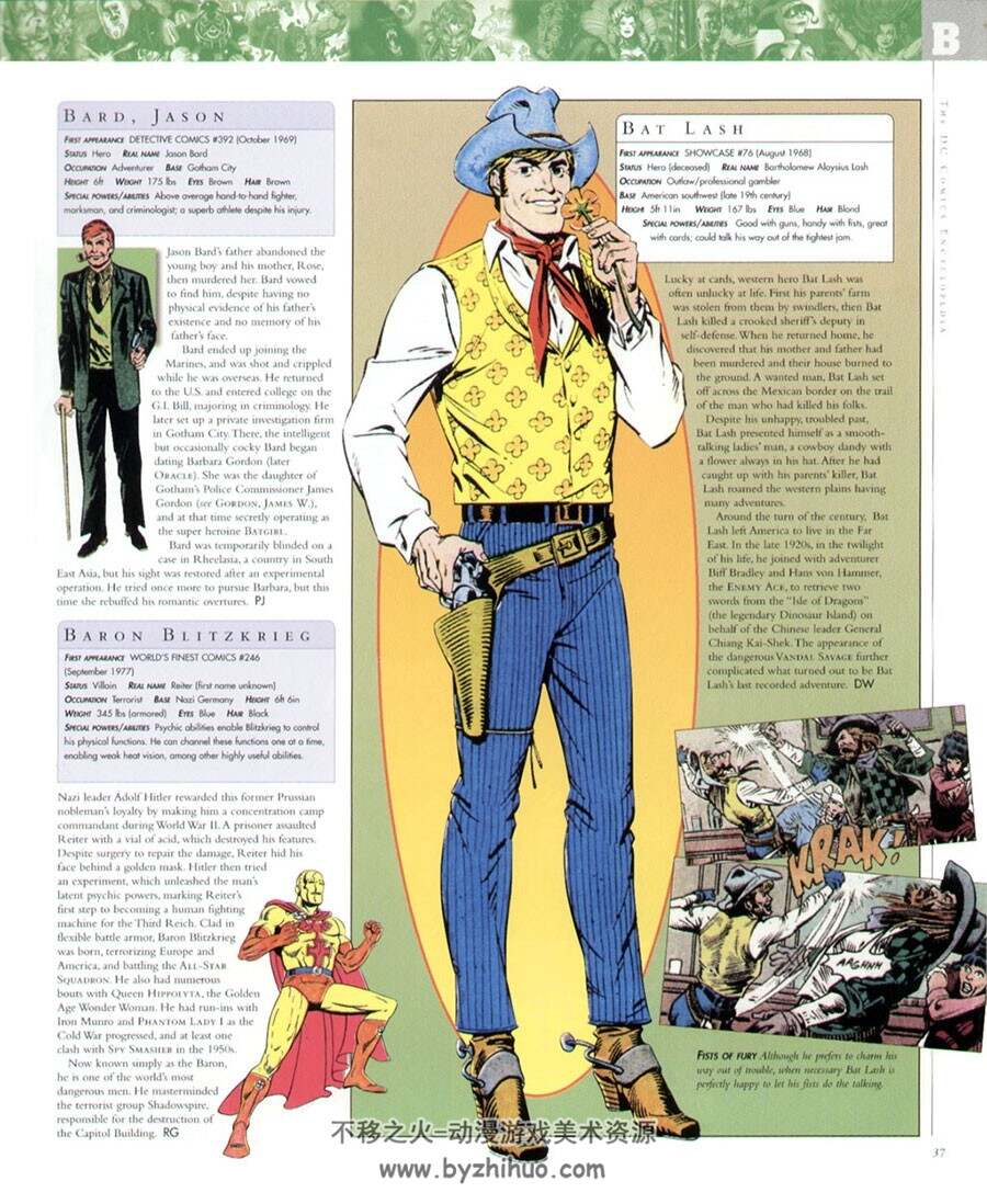 DC漫画 Encyclopedia：Updated and Expanded 角色设定资料原画集 2008版全彩图下载