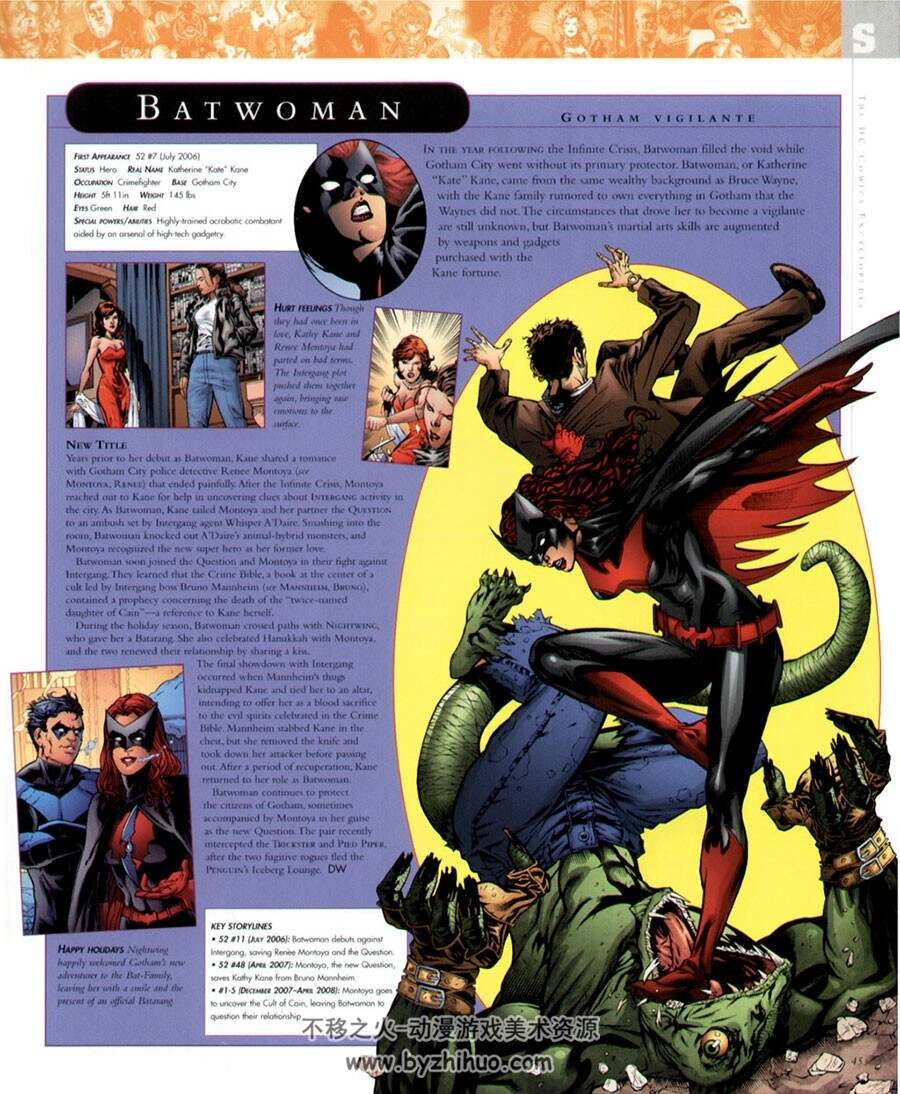 DC漫画 Encyclopedia：Updated and Expanded 角色设定资料原画集 2008版全彩图下载