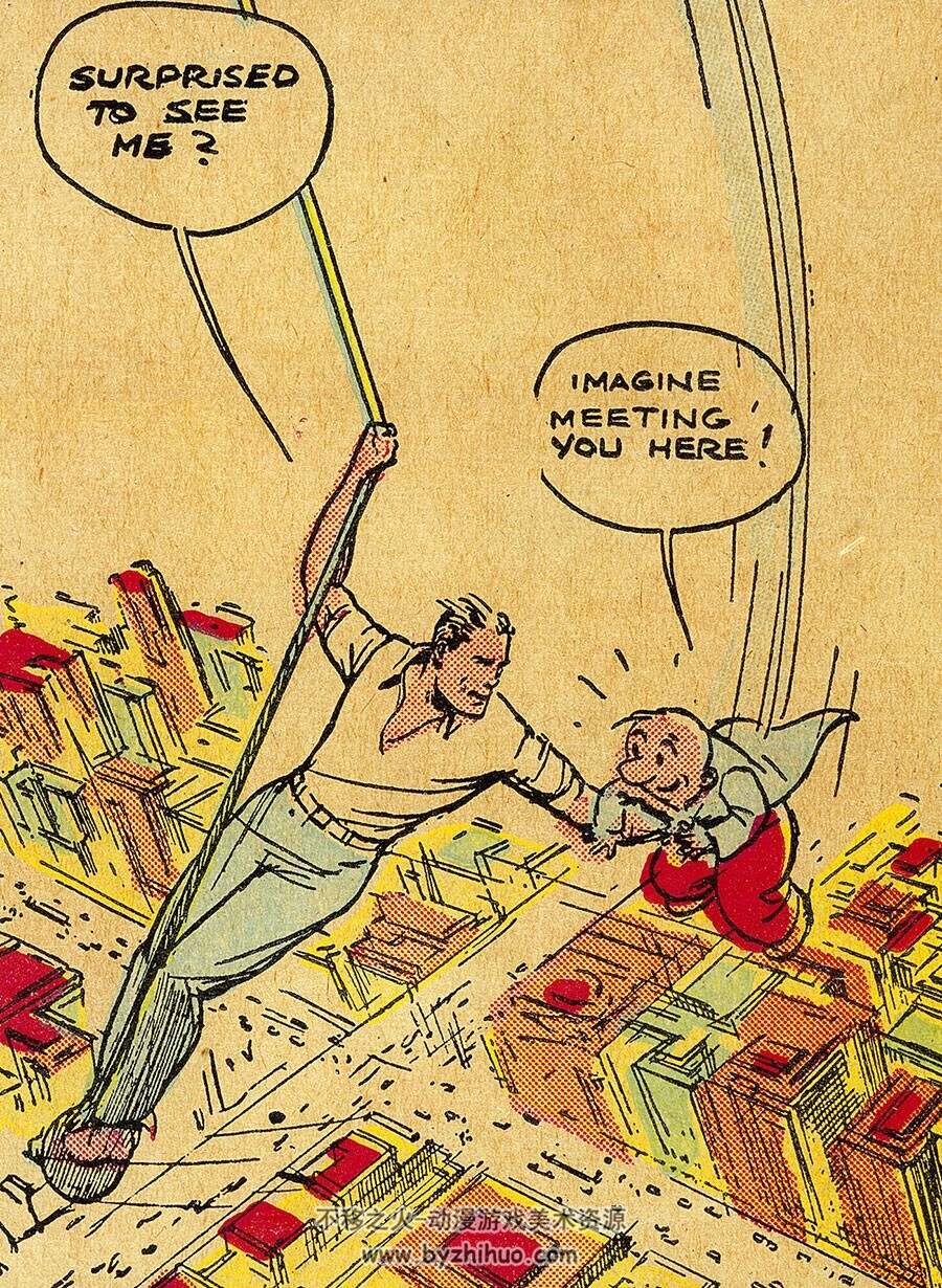 75年的DC漫画 现代神话艺术  DC官方艺术历史资料设定原画集 全彩图片下载