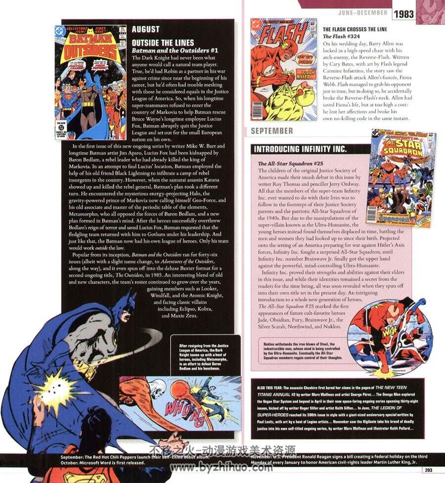 DC漫画 Year by Year：A Visual Chronicle 视觉编年史 超级英雄漫画历史设定资料集