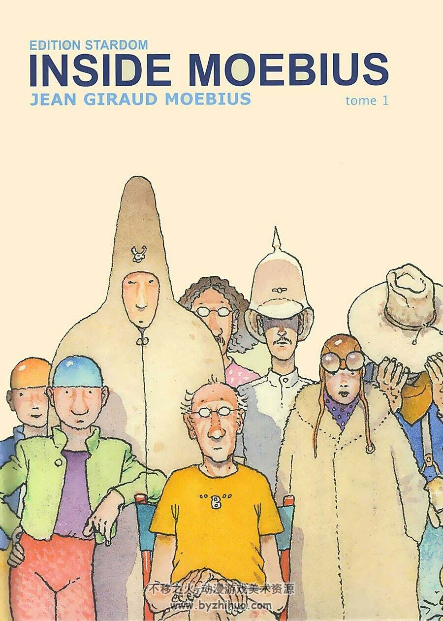 Inside Moebius 1-2 法国漫画大师墨必斯 独立漫画作品2册合集 资源百度云下载