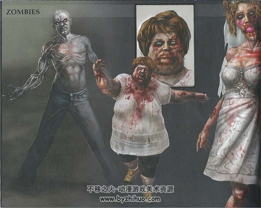 丧尸围城2 Dead Rising 2 游戏艺术角色道具设定资料原画集 网盘下载