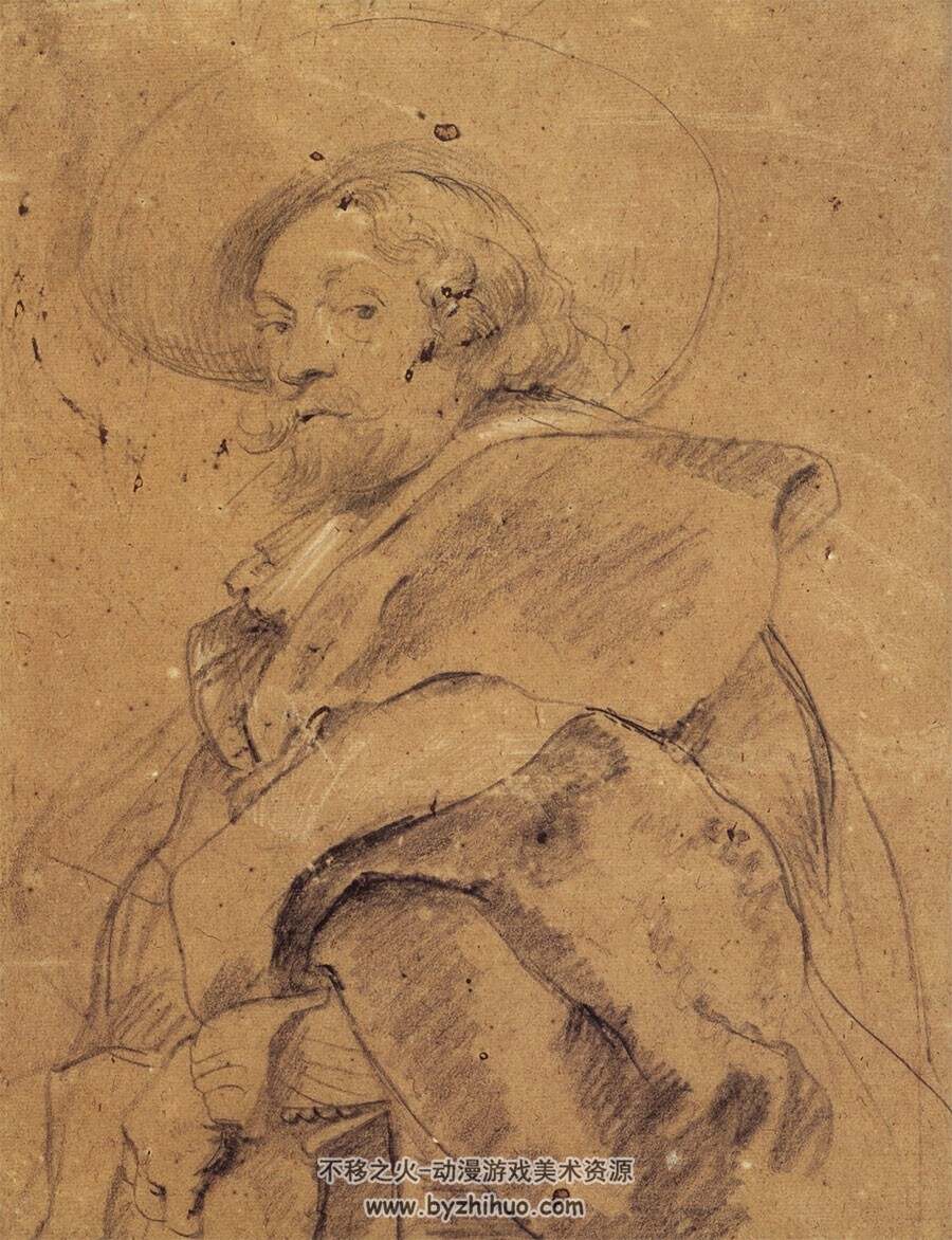 彼得 保罗 鲁本斯绘画集 Peter Paul Rubens The Drawings 素描油画作品图文鉴赏下载