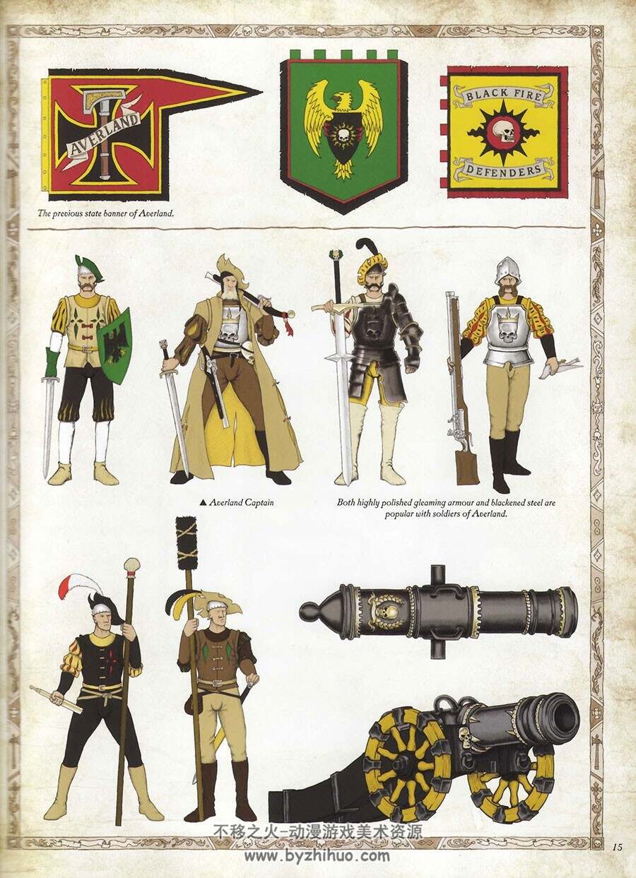 帝国制服和纹章 Uniforms and Heraldry of the Empire 欧洲风格图文鉴赏参考素材