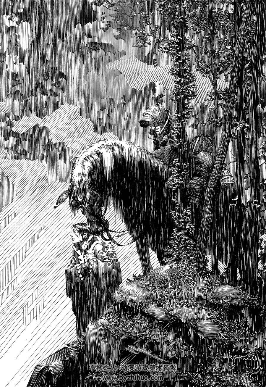 Frankenstein 美国插画大师Bernie Wrightson 科幻恐怖故事绘本下载