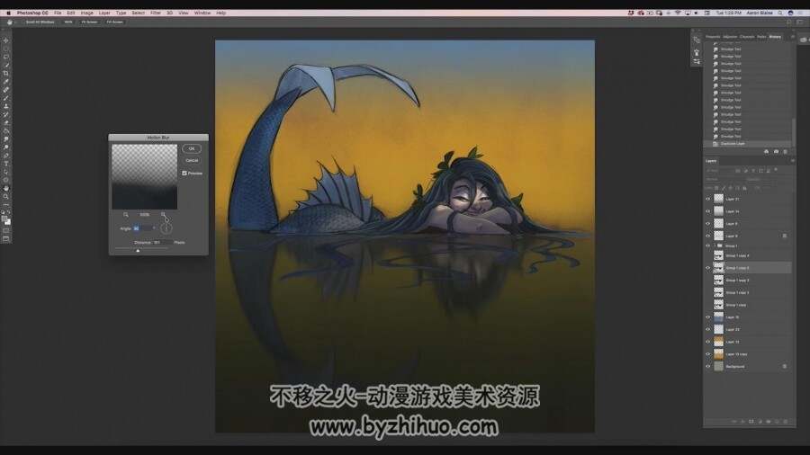 传奇画师 Aaron Blaise 动物怪物CG绘画视频教程 附源文件