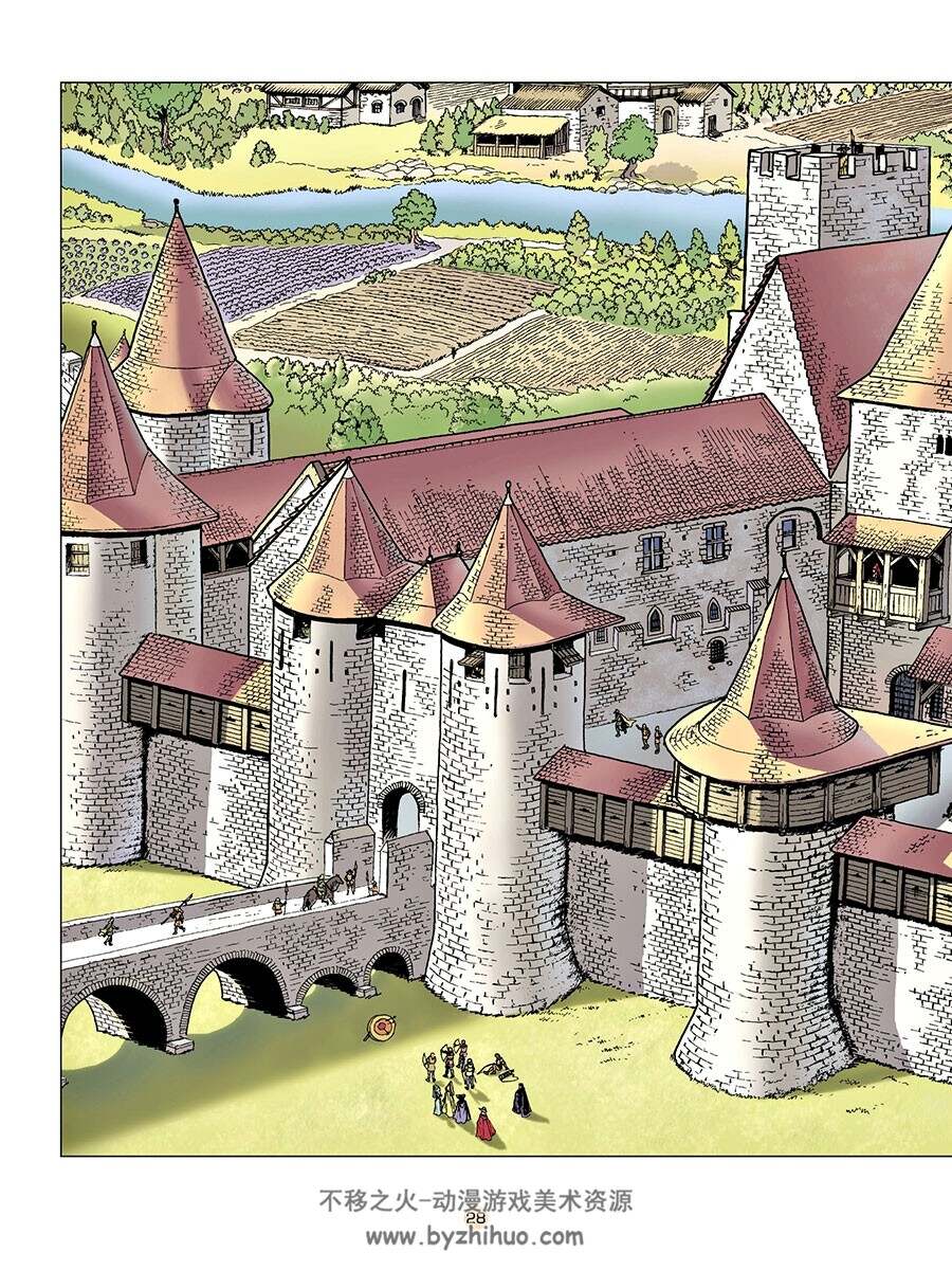 Les Voyages de Jhen：Carcassonne 全一册 Nicolas Van De Walle-Jacques Martin-Jean-Mar
