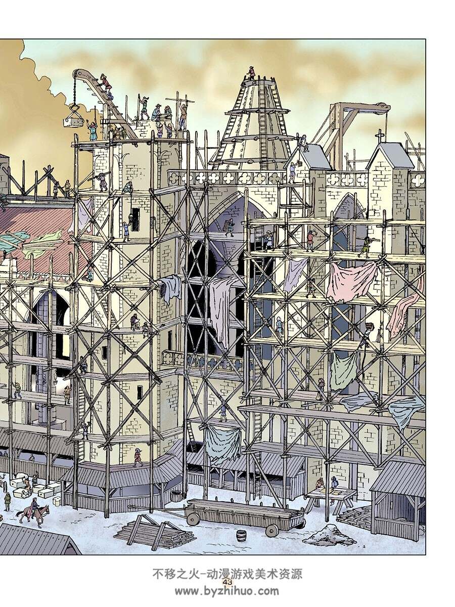 Les Voyages de Jhen：Carcassonne 全一册 Nicolas Van De Walle-Jacques Martin-Jean-Mar