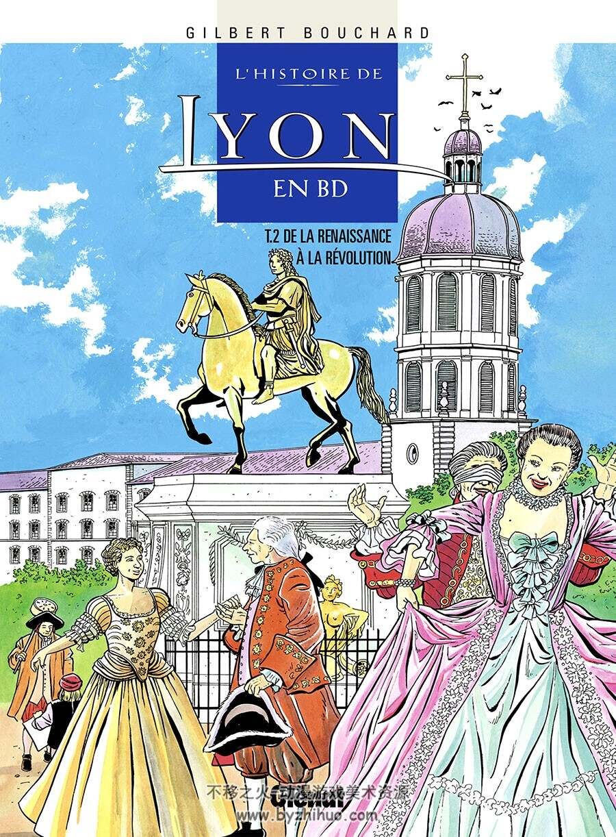 L'histoire de Lyon en BD 1-3册 历史类漫画 Gilbert Bouchard