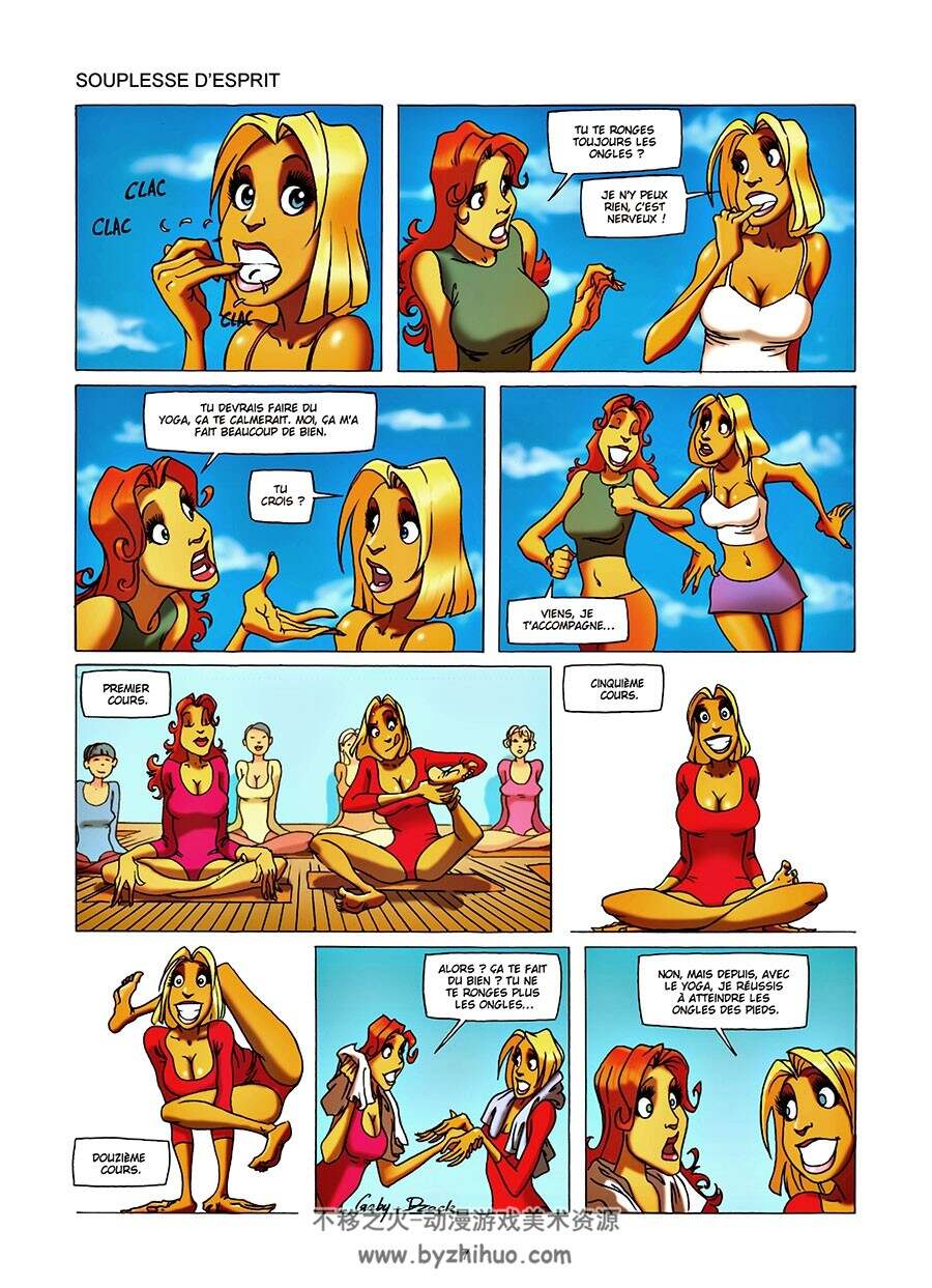 Les Blondes championnes du monde 运动类漫画 全一册 Gaby - Yoann Guillo -  Dzack