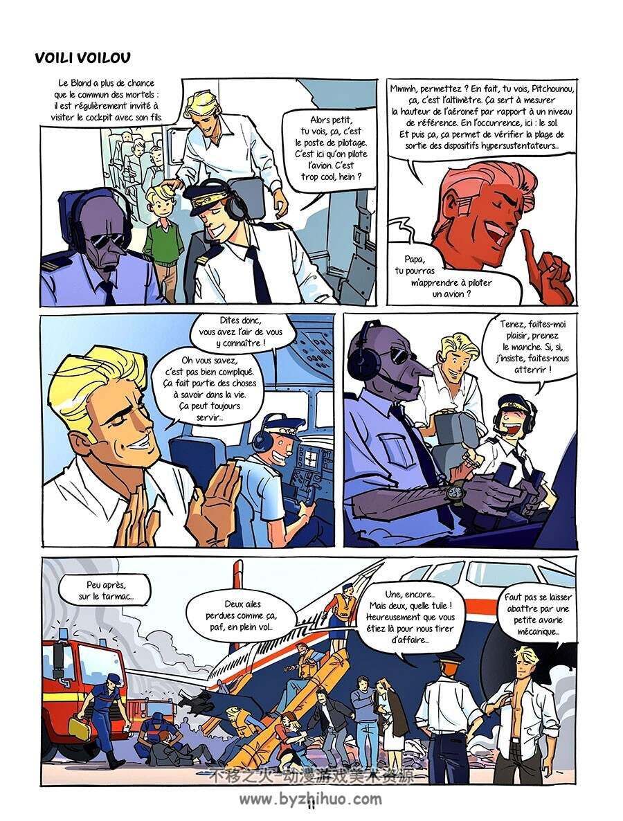 Le blond 1 - 2 全一册 Gad Elmaleh - Bastien Pasquier - Spoon 法语欧美漫画下载