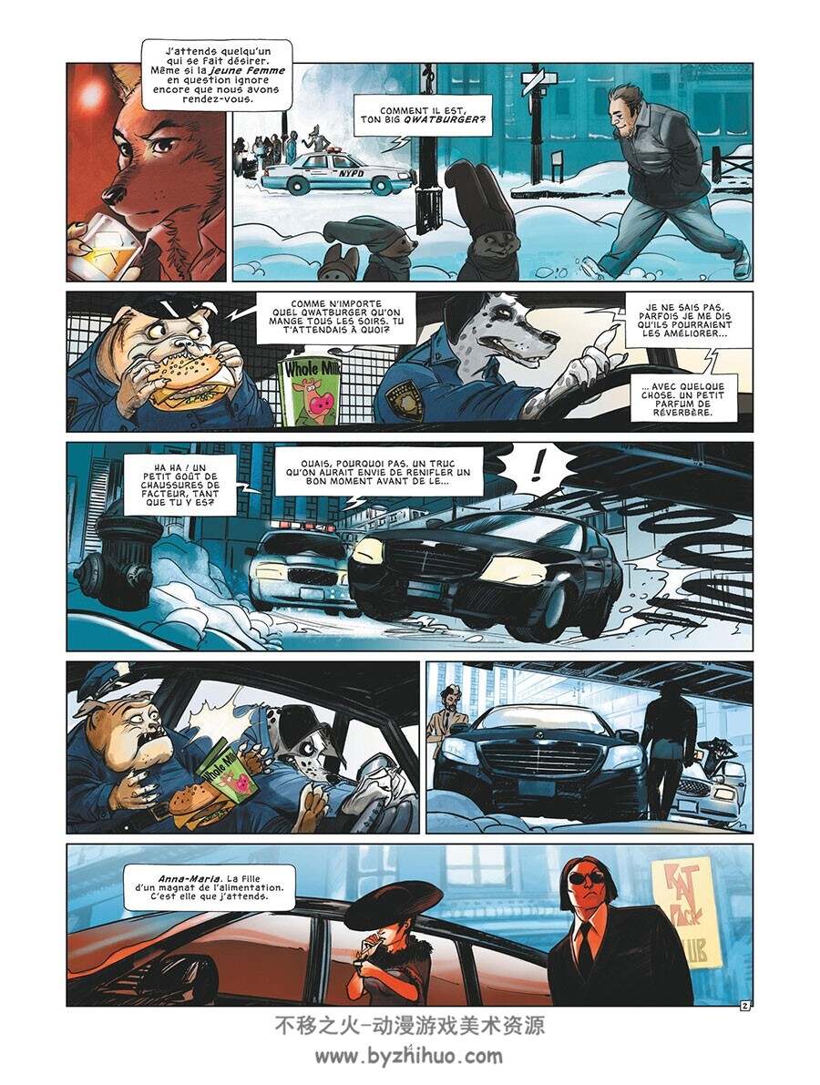 Jack Wolfgang 1 - 2册 Desberg Stephen - Reculé Henri 欧美动物拟人法语漫画