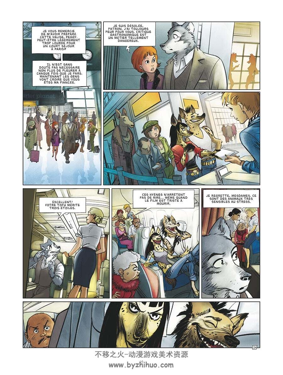 Jack Wolfgang 1 - 2册 Desberg Stephen - Reculé Henri 欧美动物拟人法语漫画