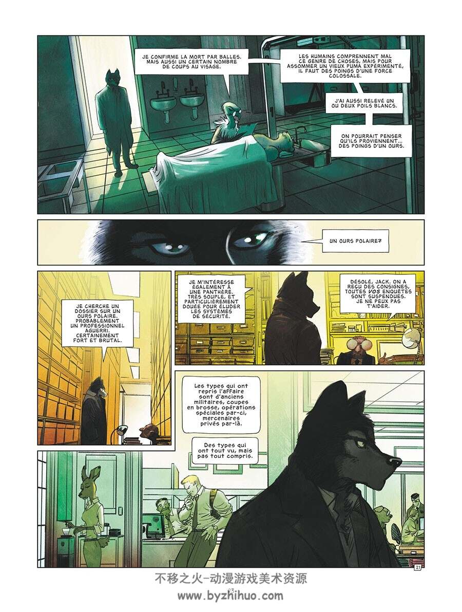 Jack Wolfgang 1 - 2册 Desberg Stephen - Reculé Henri 欧美动物拟人法语漫画