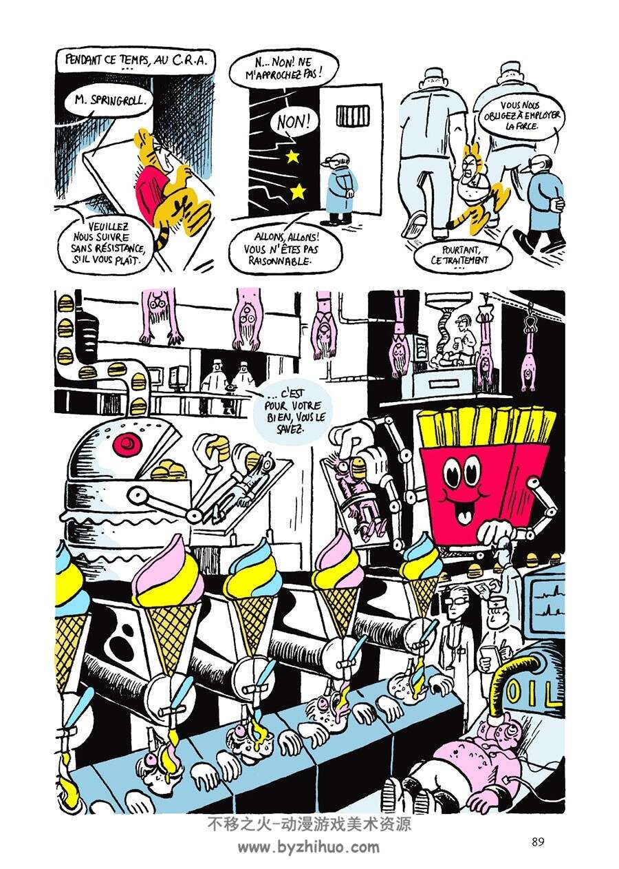 Junk Food Book 全一册 Noémie Weber 法语卡通幻想漫画