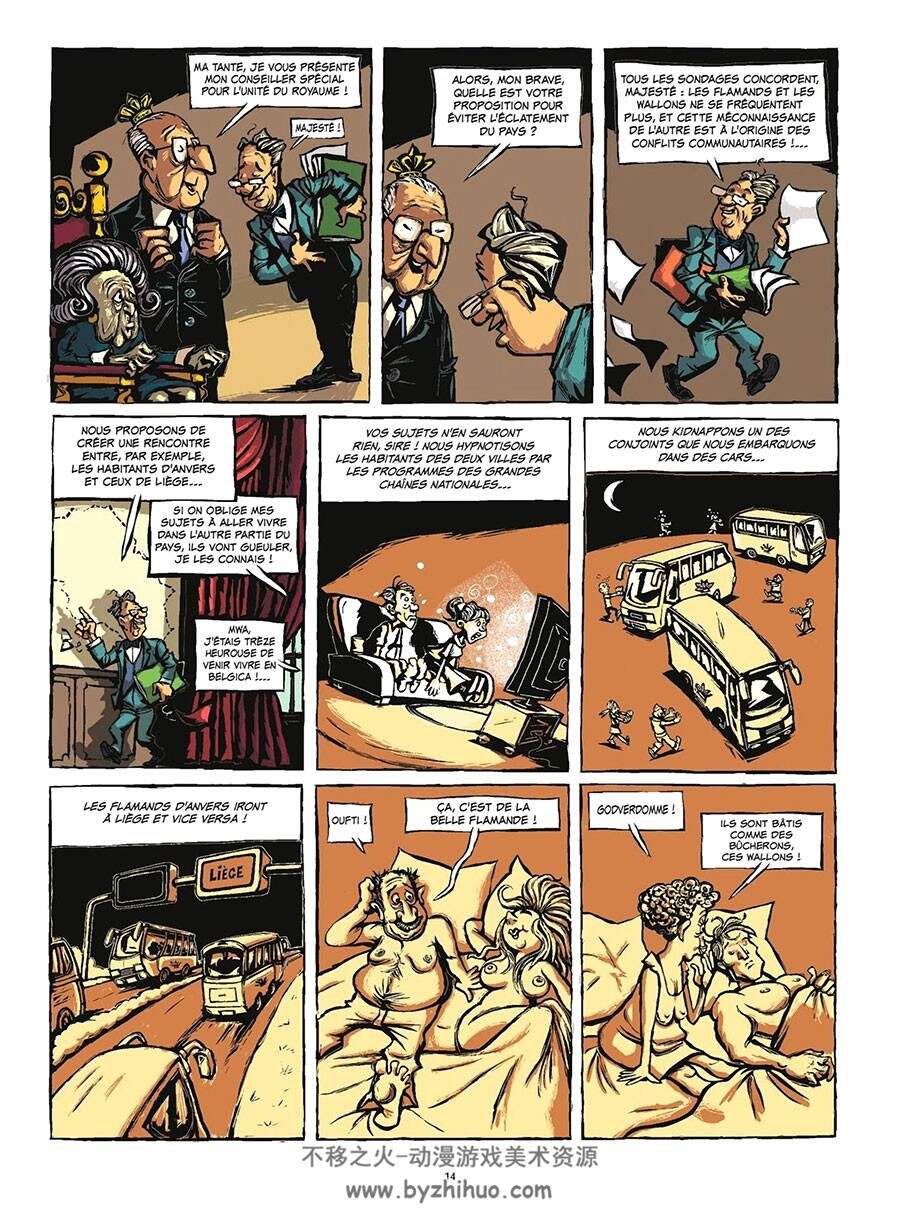 Dégelée Royale 全一册 Thierry Robberecht - Marco Paulo 政治类彩色漫画